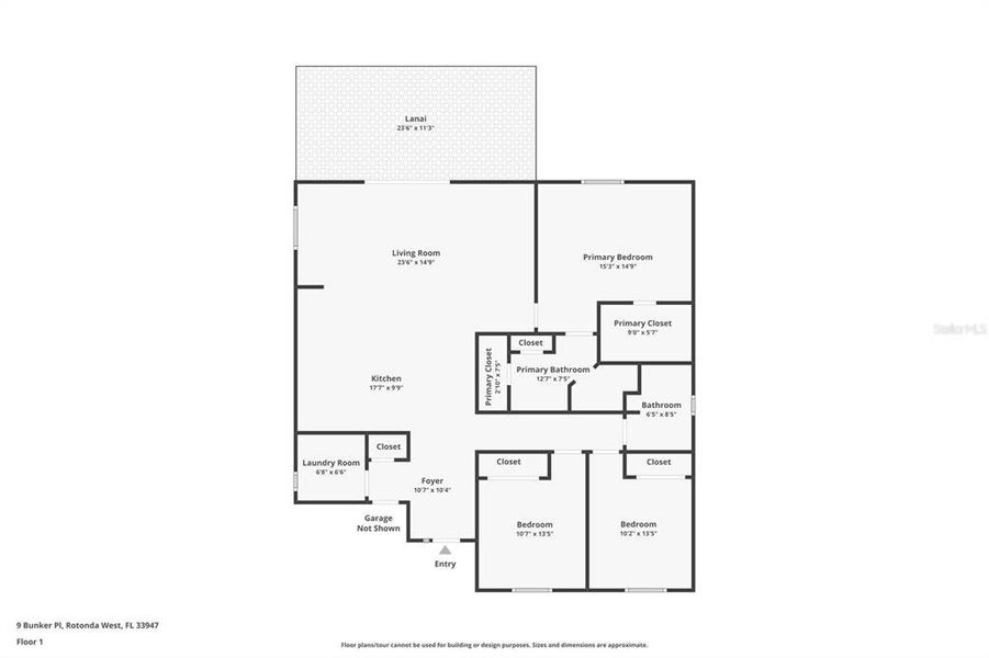 2D floor plan layout of this home in , Rotonda West, FL (Image 5).