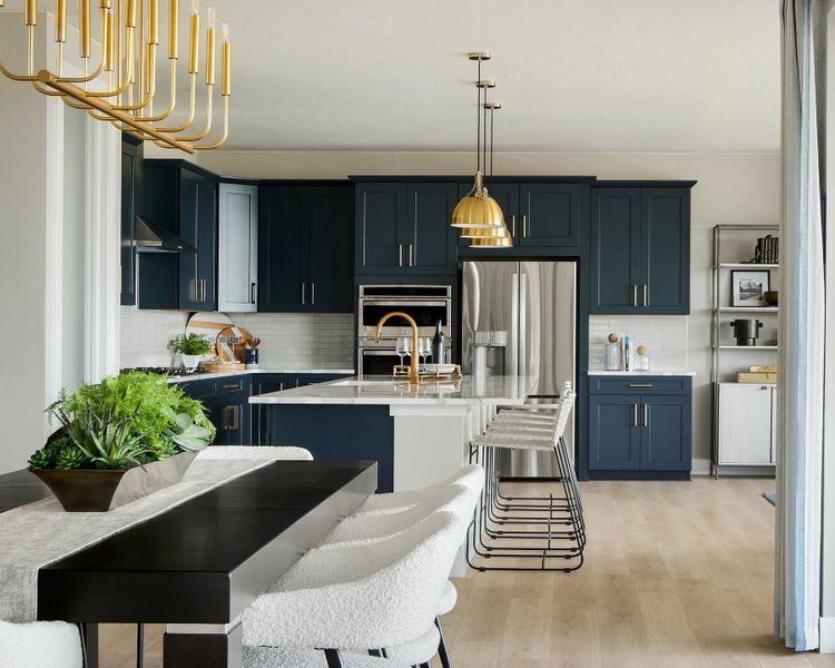 Representative furnished interior of a home built from the Steamboat by Taylor Morrison in Parterre Destination Collection, Thornton (Image 11).