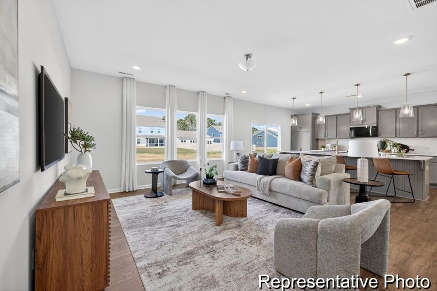 Furnished interior view inside a new home in Nathans Ridge, Lillington (Image 8).