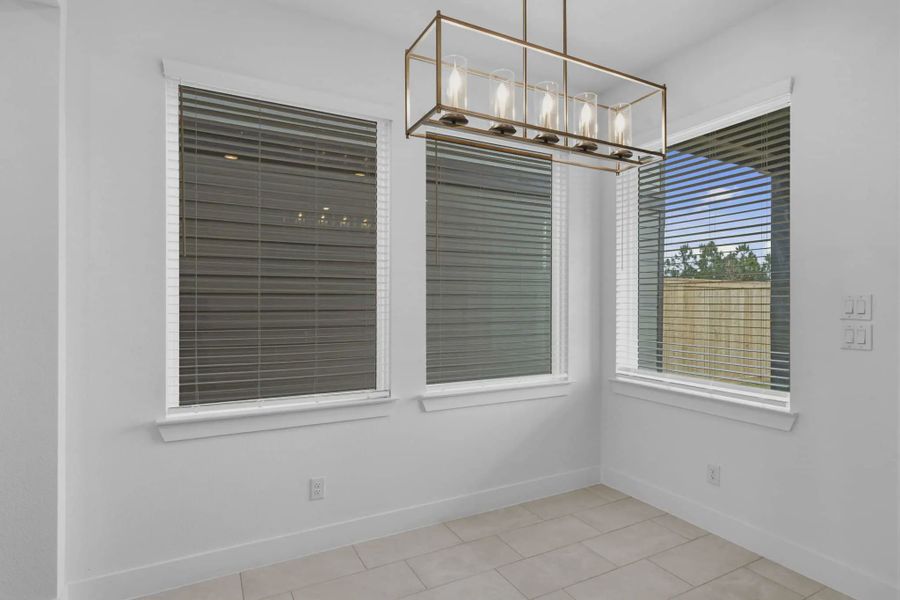 Representative unfurnished interior of a home built from the Cheverny by Chesmar Homes in Bridgeland Chateau, Cypress (Image 35).