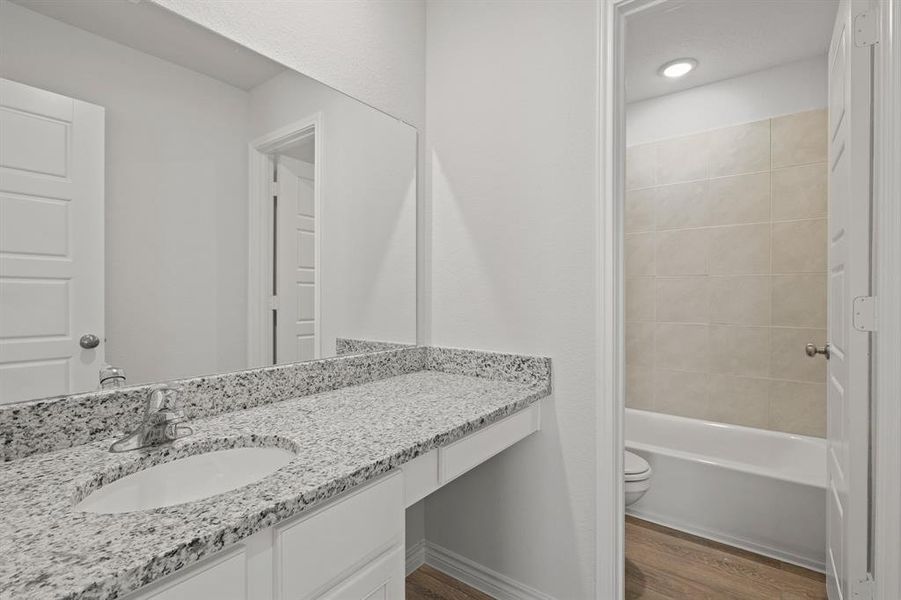 Furnished interior view inside a new home in Christian Meadows, Ennis (Image 6).
