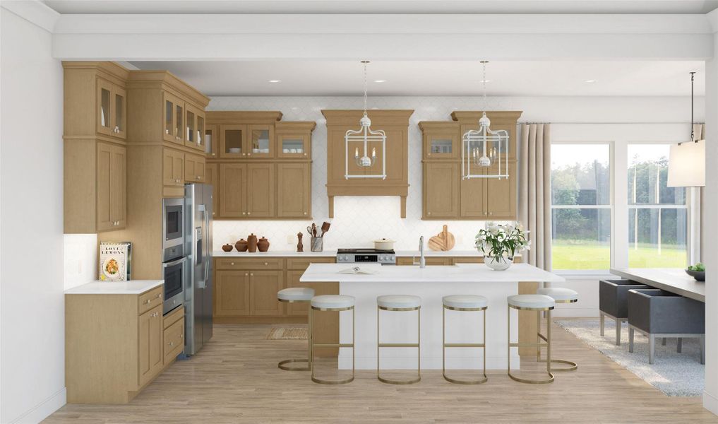 Stunning island kitchen (*Artist rendering used for illustration purposes only.) Stunning island kitchen (*Artist rendering used for illustration purposes only.)