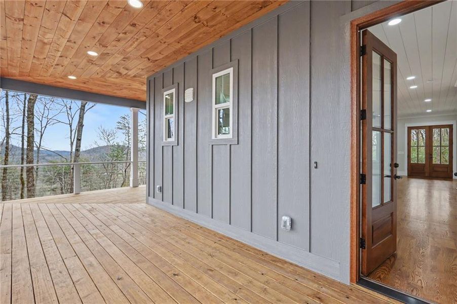 Exterior details and patio area of a home in , Clayton (Image 32).