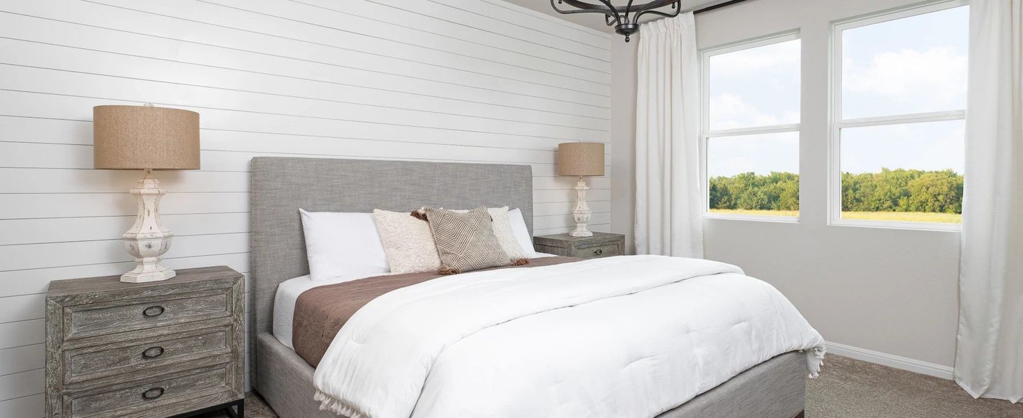 Representative furnished interior of a home built from the Lancaster by Ashton Woods in Berry Creek Highlands, Georgetown (Image 3).