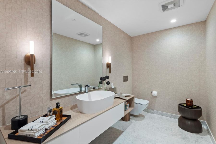 Furnished interior view inside a new home in , Bay Harbor Islands (Image 17).