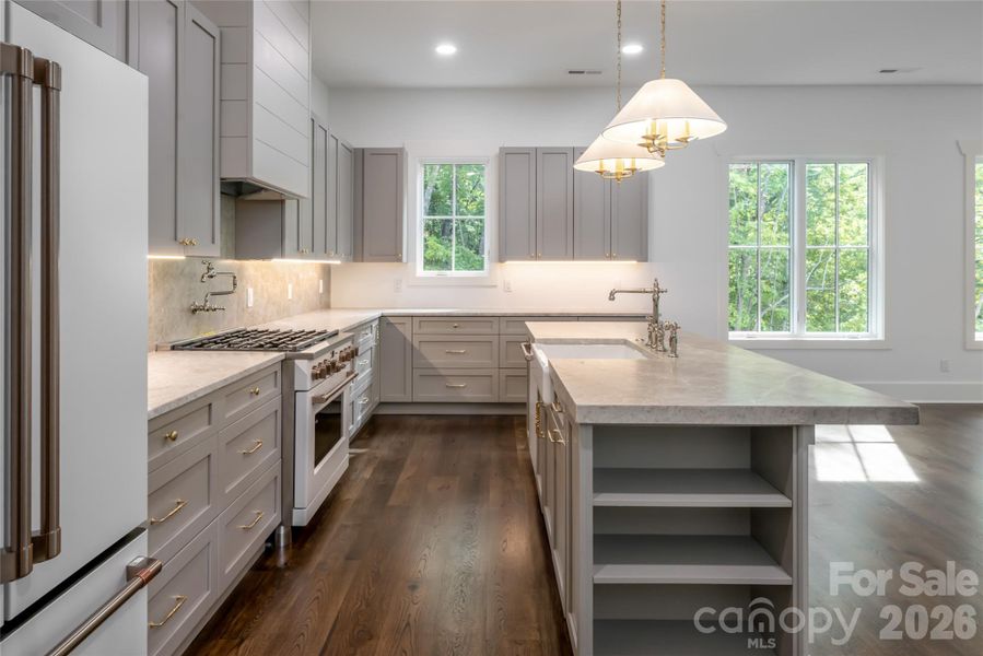 Furnished interior view inside a new home in , Hendersonville (Image 9).