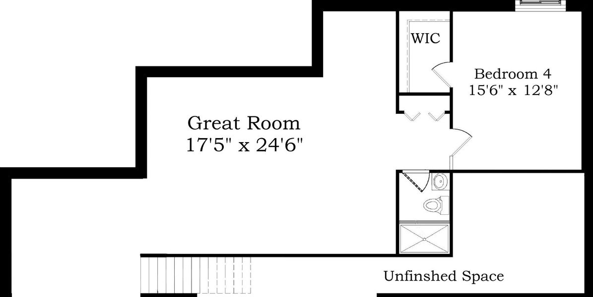 2D floor plan layout for the The Natural by Norfolk Homes in Coronado Estates, Jackson, MI (Image 7).