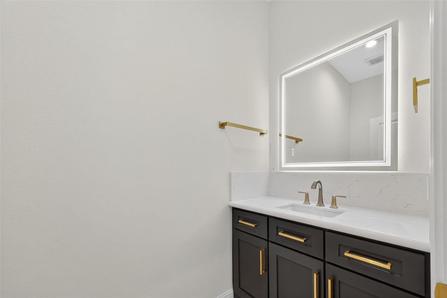 Furnished interior view inside a new home in , Hitchcock (Image 9).