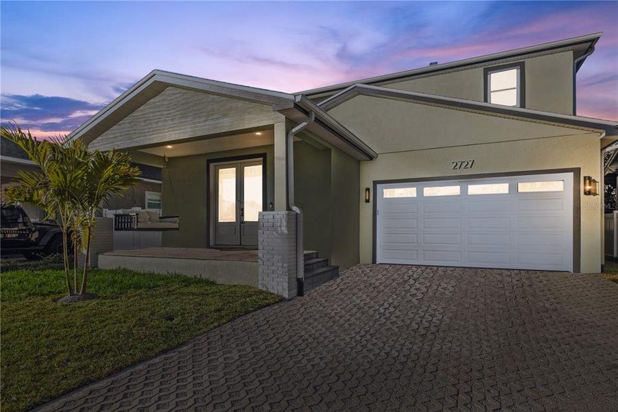 Front exterior of a new home in , Tampa, FL, highlighting curb appeal (Image 33).