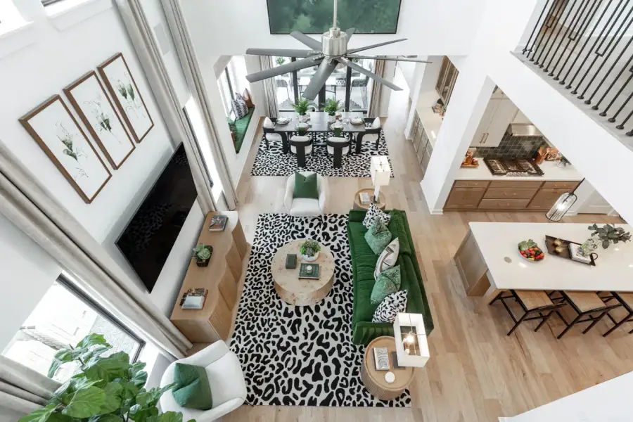 Representative Family Room - some options shown