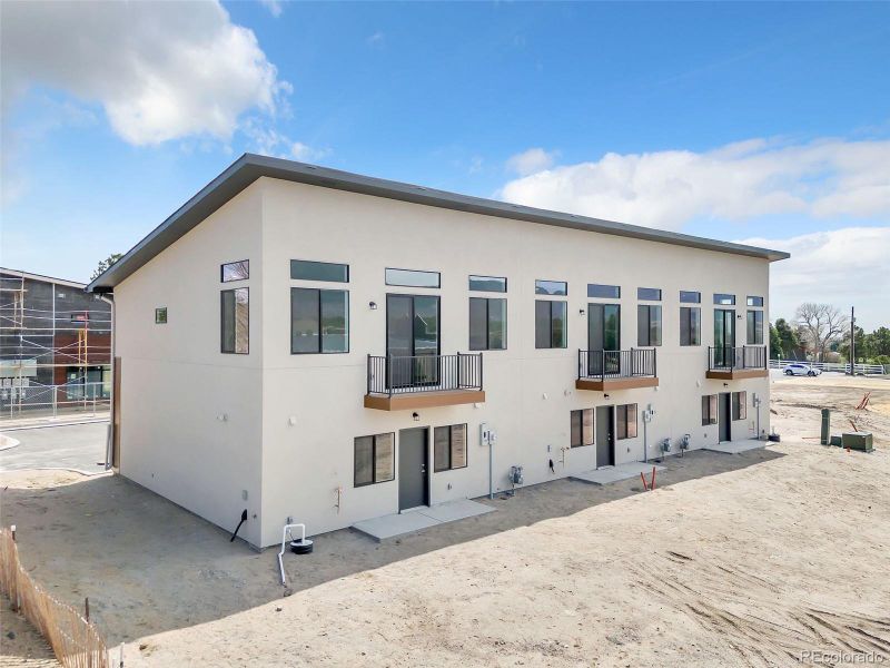 Exterior details and patio area of a home in , Monument (Image 3).