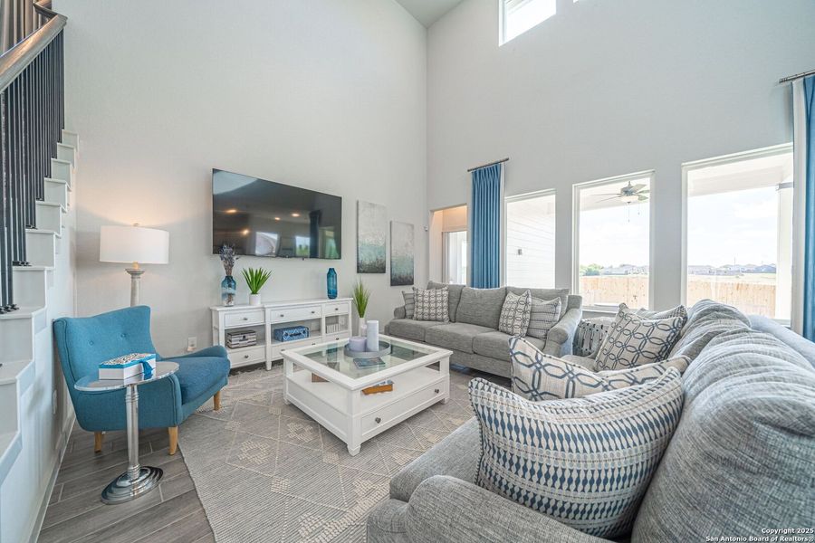 Furnished interior view inside a new home in Rhine Valley, Schertz (Image 9).