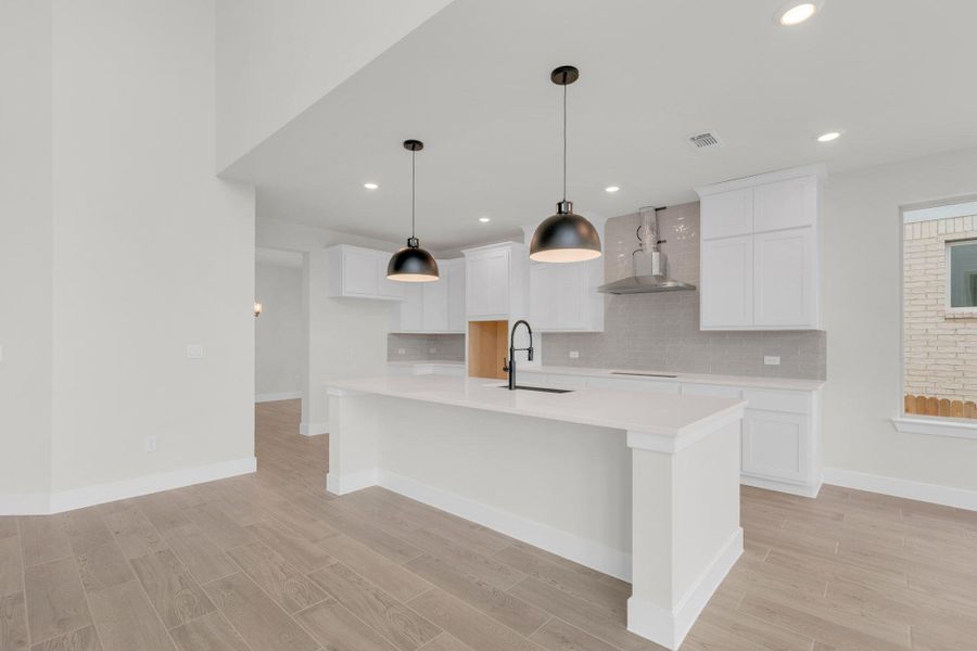 Furnished interior view inside a new home in Santa Rita Ranch, Liberty Hill (Image 14).