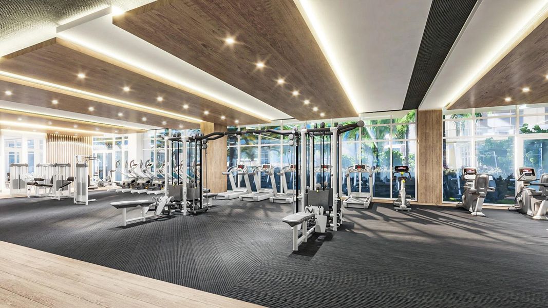 Fitness Center (Rendering) Fitness Center (Rendering)