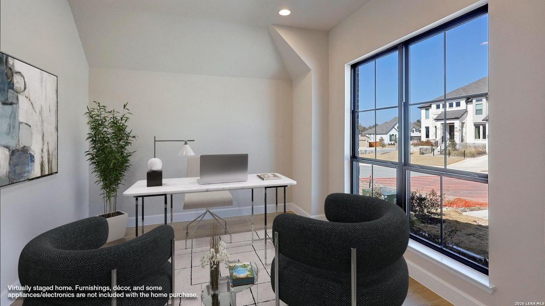 Furnished interior view inside a new home in The Ranches at Creekside, Boerne (Image 9).