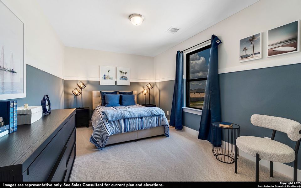 Furnished interior view inside a new home in Megan's Landing, Castroville (Image 23). Furnished interior view inside a new home in Megan's Landing, Castroville (Image 23).