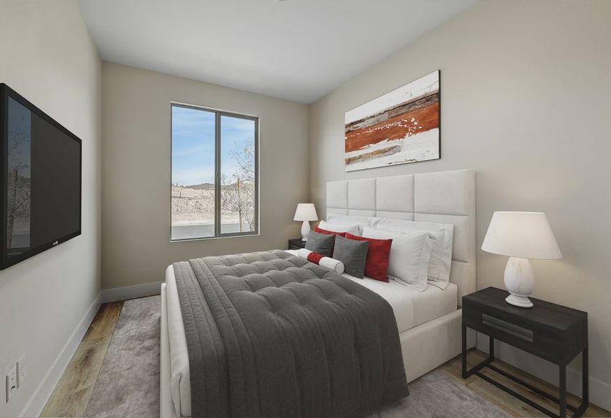 Ridgecrest Aspire HS 81 Guest Bed Virtually Staged - 6 of 12