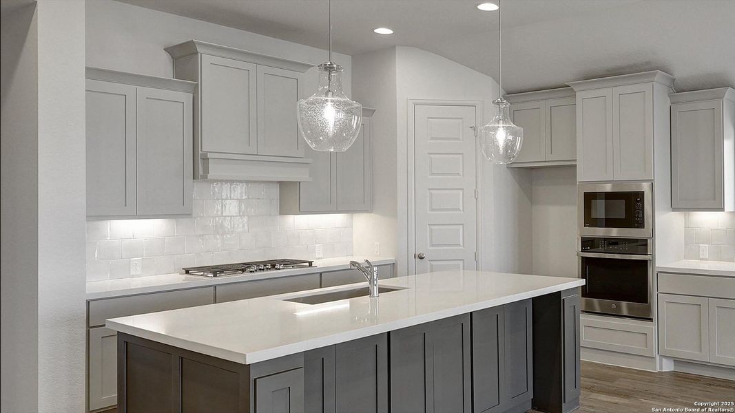 Furnished interior view inside a new home in Haby Hill 50', San Antonio (Image 11).