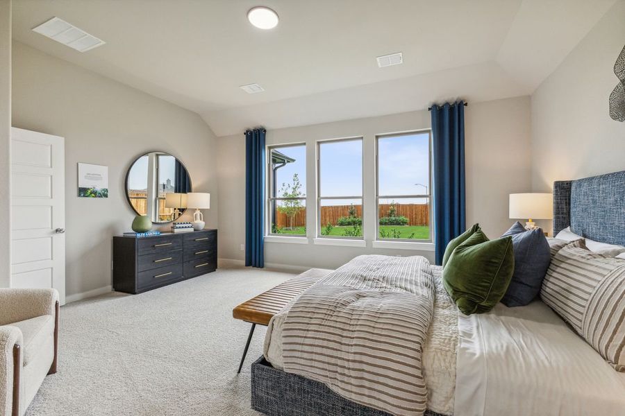 Primary Suite in the Stanley II home plan by Trophy Signature Homes – REPRESENTATIVE PHOTO