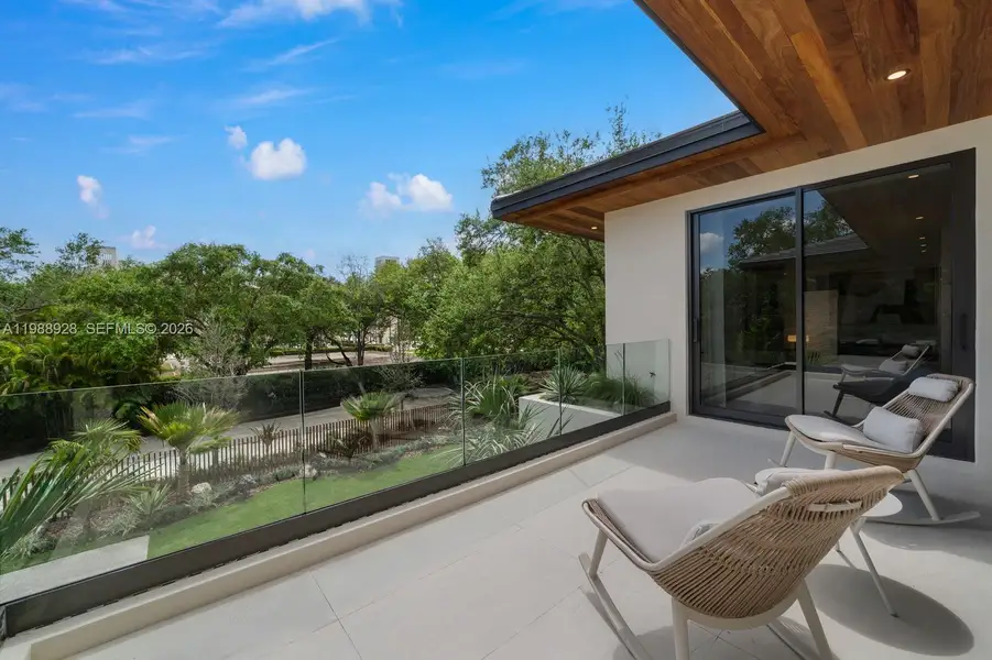 Exterior details and patio area of a home in , Miami (Image 4).