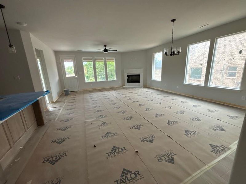 In-progress construction of a new home in Waterford Park, Weatherford, TX (Image 13).