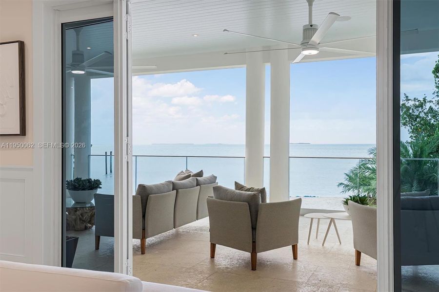 Furnished interior view inside a new home in , Islamorada, Village of Islands (Image 41).