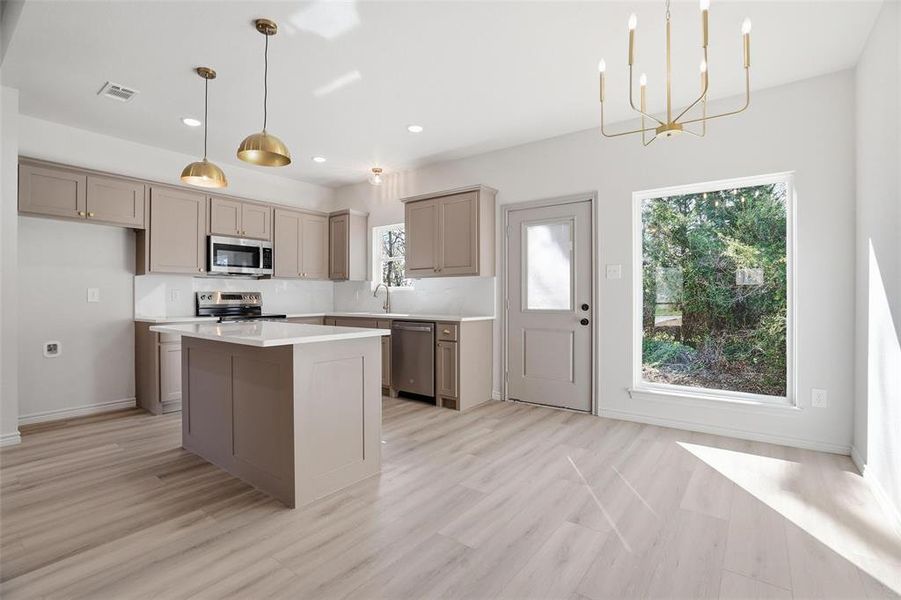 Furnished interior view inside a new home in , Whitney (Image 6).