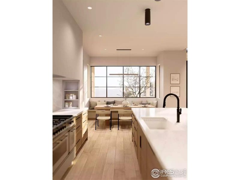 Furnished interior view inside a new home in , Windsor (Image 9).