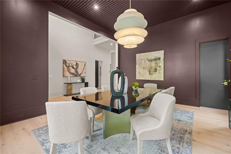 Furnished interior view inside a new home in , Atlanta (Image 19).