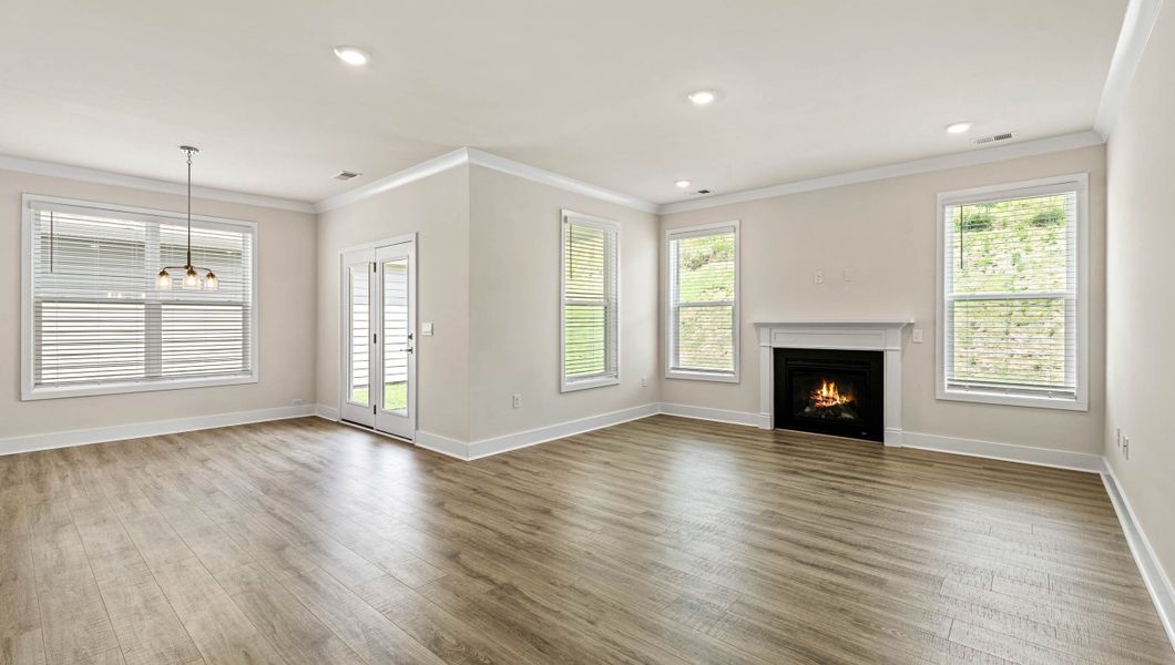 Spacious, unfurnished interior of a new home in Adams Glen, Greenville (Image 23).