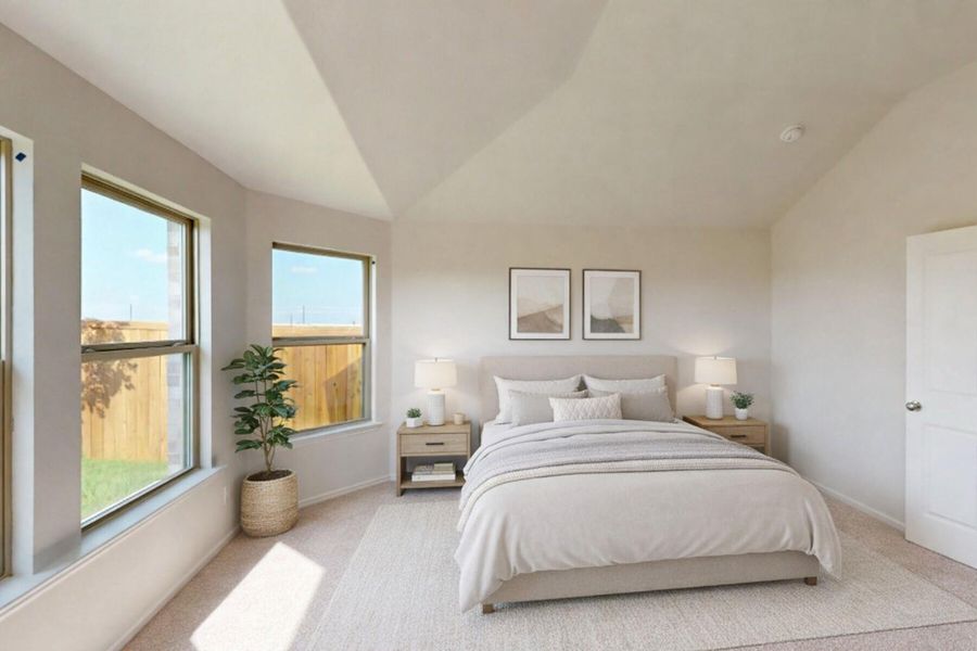 Furnished interior view inside a new home in Summerview, Fulshear (Image 9).