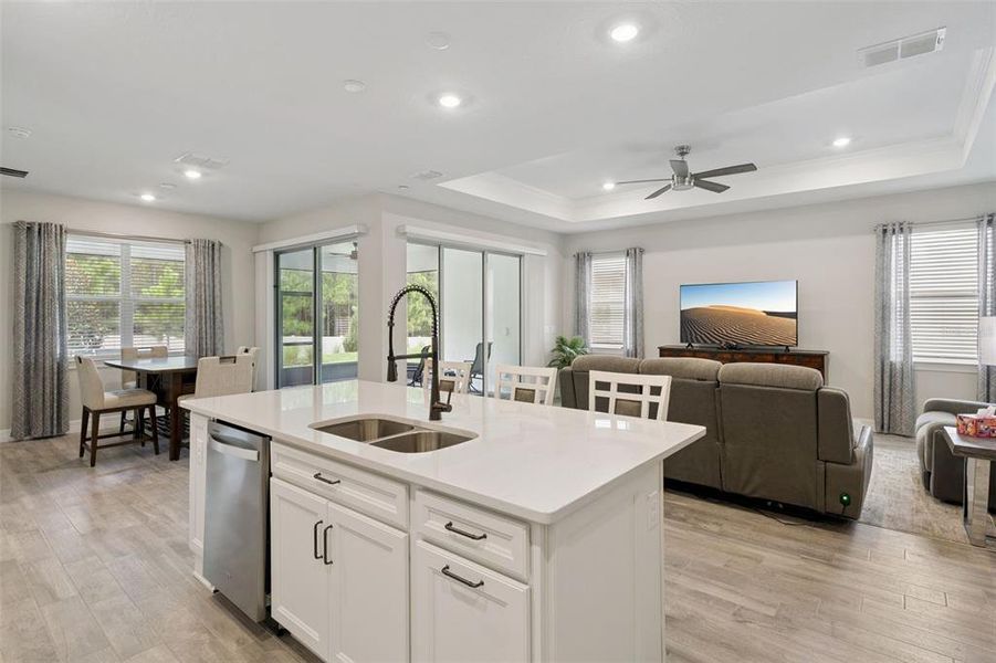 Furnished interior view inside a new home in , Minneola (Image 8). Furnished interior view inside a new home in , Minneola (Image 8).