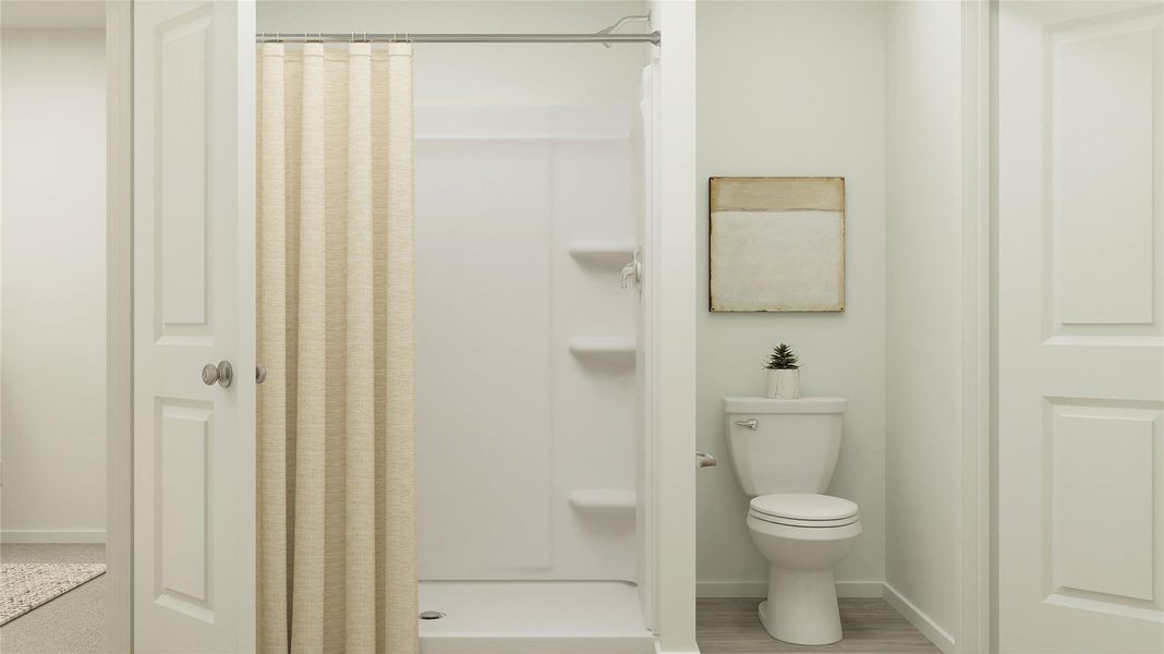 Furnished interior view inside a new home in Bertram Oaks: Majors Collection, Bertram (Image 27).