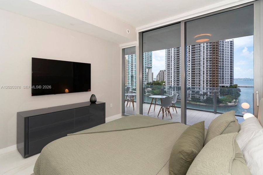 Furnished interior view inside a new home in , Miami (Image 5).