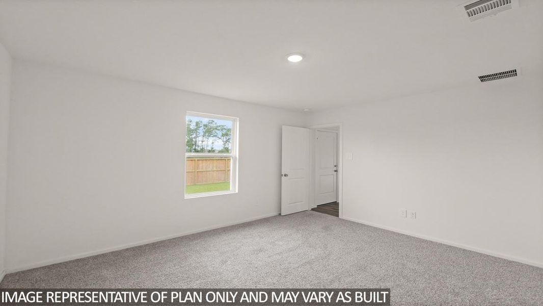 Spacious, unfurnished interior of a new home in The Canopies, Splendora (Image 9).