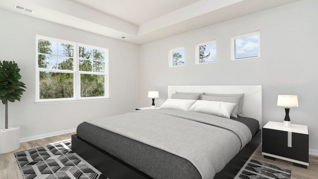 Representative furnished interior of a home built from the TRIVECTA by D.R. Horton in Shell Pointe, Gilbert (Image 9).