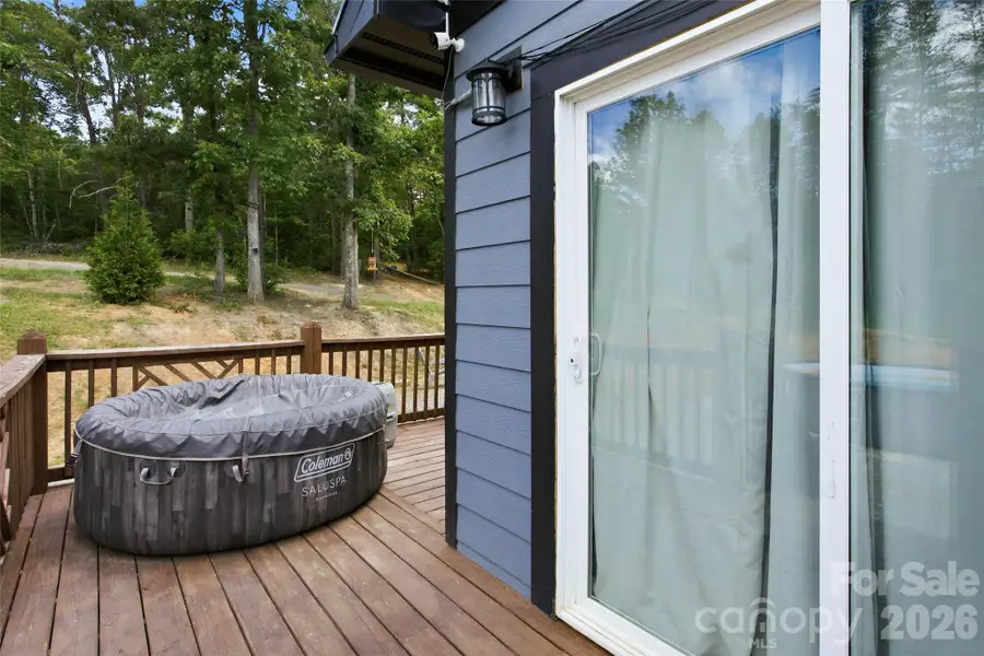 Exterior details and patio area of a home in , Old Fort (Image 22).