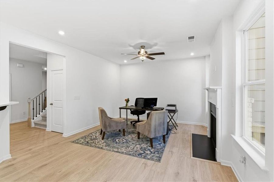 Furnished interior view inside a new home in Park View Reserve, Mableton (Image 2).