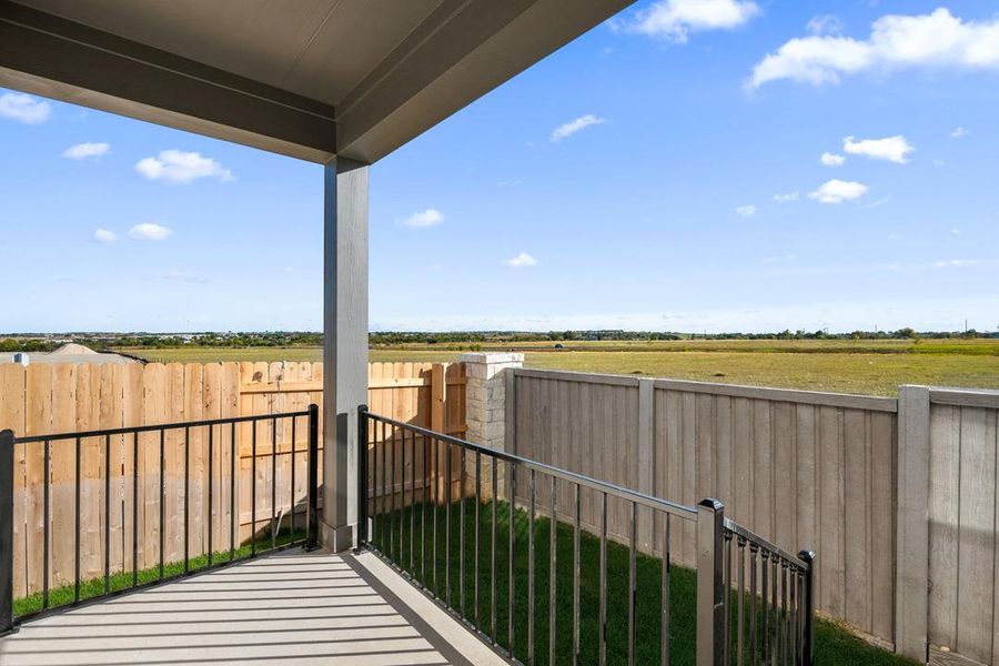 Exterior details and patio area of a home in Union Collection at Park Central, Georgetown (Image 3).
