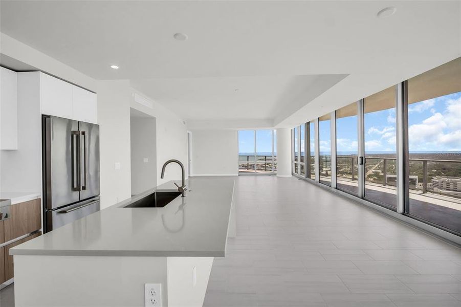 Furnished interior view inside a new home in , St. Petersburg (Image 8).