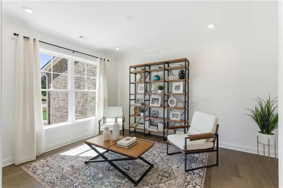 Furnished interior view inside a new home in The Estates at Hurricane Pointe, Douglasville (Image 40).