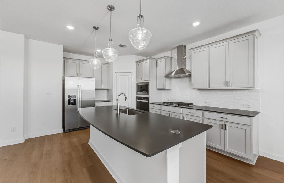 Furnished interior view inside a new home in Santa Rita Ranch, Liberty Hill (Image 13).