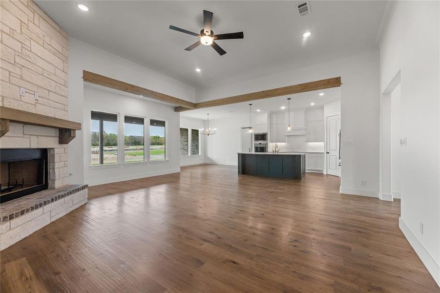 Spacious, unfurnished interior of a new home in King Crossing Estates, Van Alstyne (Image 37).