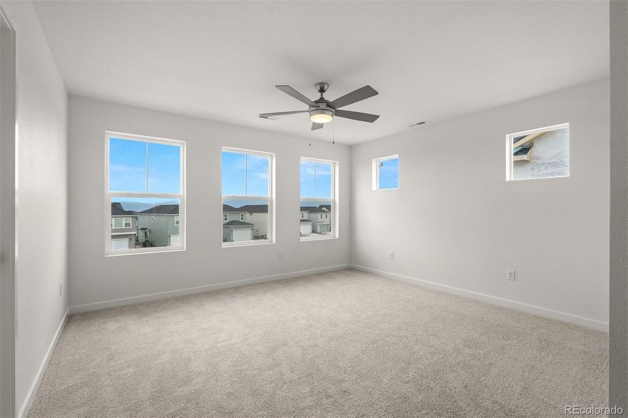 Spacious, unfurnished interior of a new home in Revel Crossing at Wolf Ranch – The Ascent Collection, Colorado Springs (Image 15).