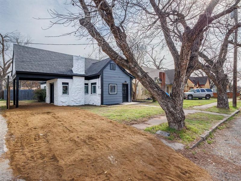 Exterior details and patio area of a home in , Brownwood (Image 16). Exterior details and patio area of a home in , Brownwood (Image 16).