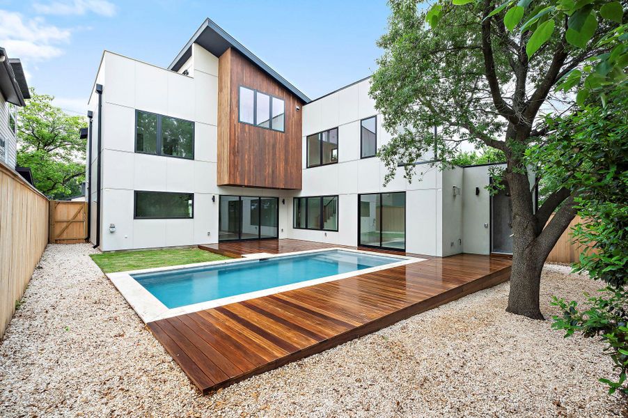 Front exterior of a new home in , Austin, TX, highlighting curb appeal (Image 26).