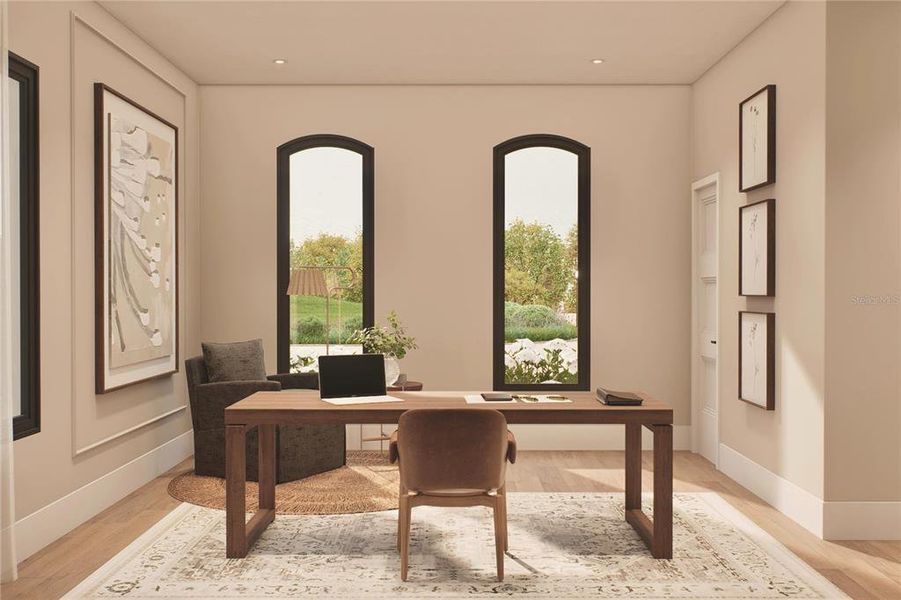 Furnished interior view inside a new home in , Montverde (Image 25). Furnished interior view inside a new home in , Montverde (Image 25).