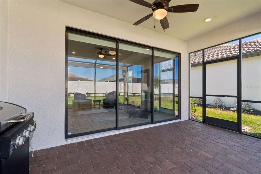 Exterior details and patio area of a home in , Wesley Chapel (Image 34).