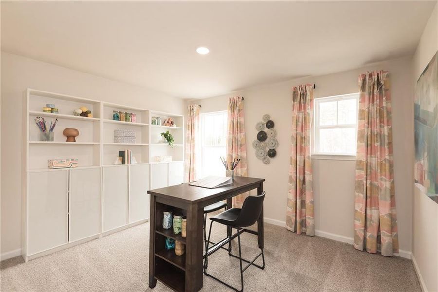 Furnished interior view inside a new home in Martin Springs - Estate Series, Lawrenceville (Image 8).