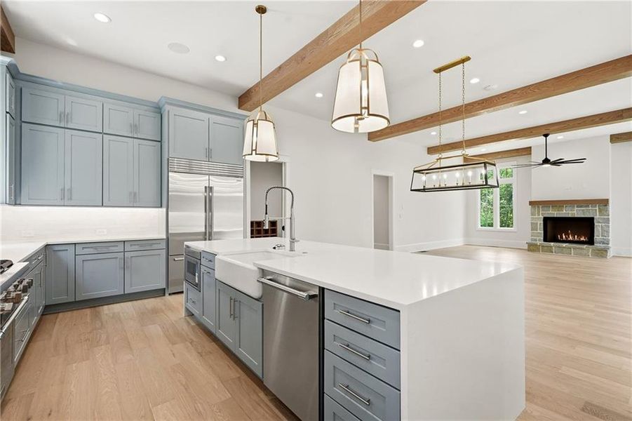 Furnished interior view inside a new home in , Milton (Image 16).